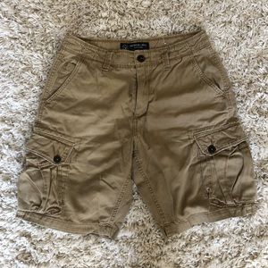 Khaki Cargo American Eagle Shorts